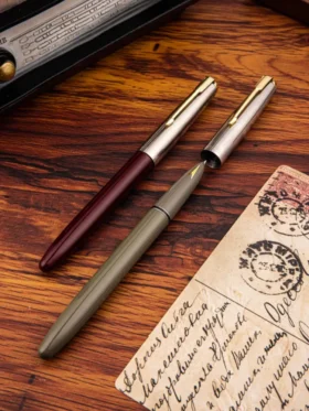 Hero 616S Classic Retro Fountain Pen Dark Tip 0.5mm Iridium Gold Nib Business Office Gift Student School Stationery Supplies