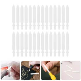 50pcs Acrylic Marker Replaceable Nibs Paint Pen Tips Paint Markers Painting Pen Nips Writing Office School Supplies( 07mm)