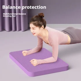 Yoga Mat Thicken Home Workout Balanced Gymnastics Mat Pilates Accessories Non-slip Abdominal Wheel Assisted Kneeling Pad Gym
